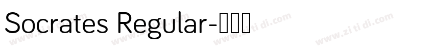 Socrates Regular字体转换